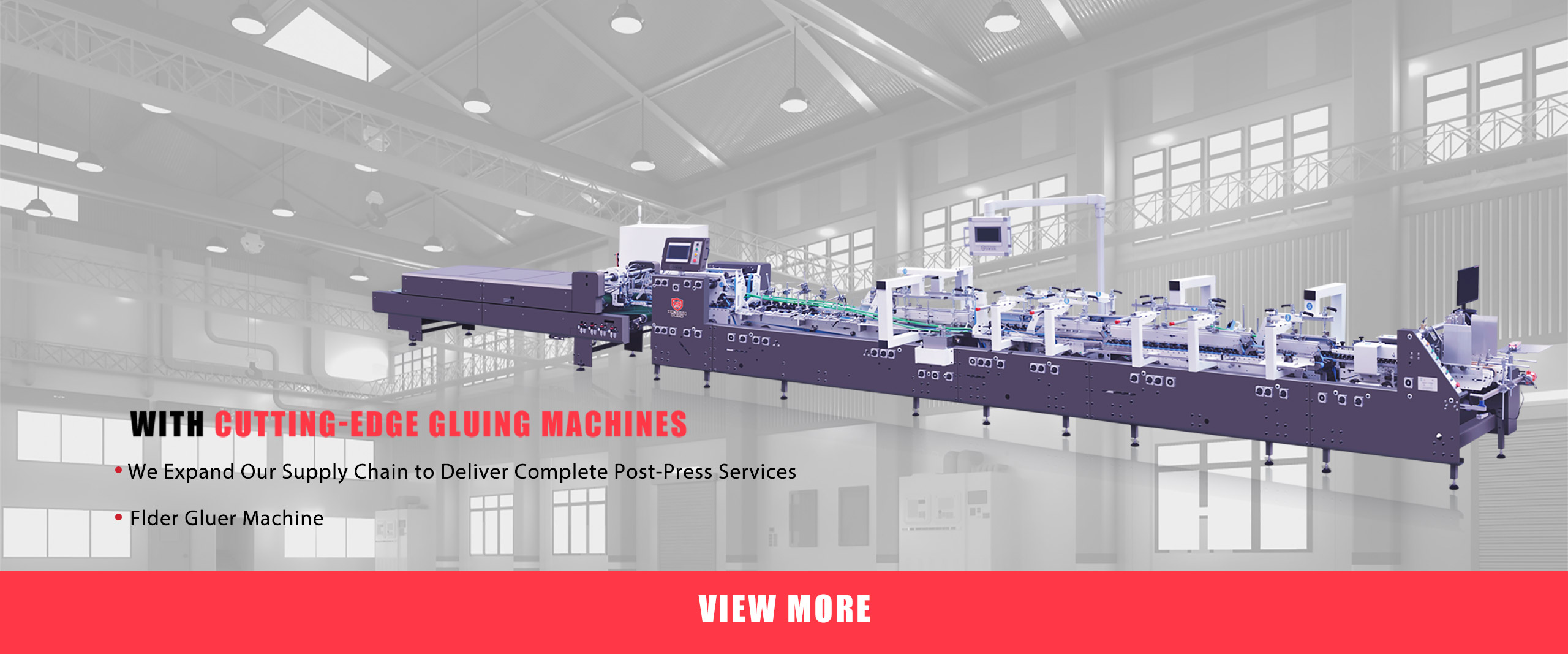 China folder mesin gluer